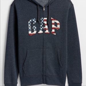 Gap Patriotic USA LOGO Sweatshirtlogo hoodie. NWT Size medium